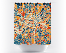 Load image into Gallery viewer, Manchester Map Shower Curtain - uk Shower Curtain - Chroma Series
