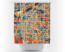 Load image into Gallery viewer, Lincoln Map Shower Curtain - usa Shower Curtain - Chroma Series
