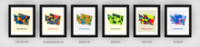 Load image into Gallery viewer, Washington Map Print - Full Color Map Poster
