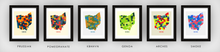 Load image into Gallery viewer, Ohio Map Print - Full Color Map Poster
