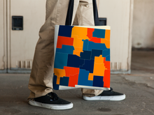 Load image into Gallery viewer, New Mexico Map Tote Bag - NM Map Tote Bag 15x15
