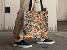 Load image into Gallery viewer, Oakland Map Tote Bag - California Map Tote Bag 15x15
