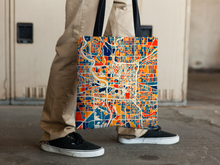 Load image into Gallery viewer, Indianapolis Map Tote Bag - Indy Map Tote Bag 15x15
