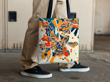 Load image into Gallery viewer, Helsinki Map Tote Bag - Finland Map Tote Bag 15x15
