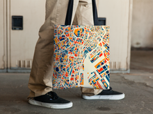Load image into Gallery viewer, Tokyo Map Tote Bag - Japan Map Tote Bag 15x15
