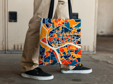 Load image into Gallery viewer, Guangzhou Map Tote Bag - China Map Tote Bag 15x15
