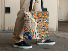Load image into Gallery viewer, Portland Map Tote Bag - Oregon Map Tote Bag 15x15
