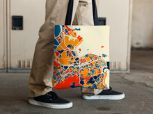Load image into Gallery viewer, Rio de Janeiro Map Tote Bag - Gift Map Tote Bag 15x15
