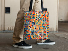 Load image into Gallery viewer, Denver Map Tote Bag - Colorado Map Tote Bag 15x15
