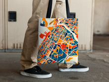Load image into Gallery viewer, Dubai Map Tote Bag - United Arab Emirates Map Tote Bag 15x15
