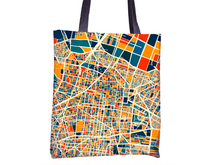 Load image into Gallery viewer, Mexico City Map Tote Bag - Mexico Map Tote Bag 15x15
