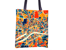 Load image into Gallery viewer, Frankfurt Map Tote Bag - Germany Map Tote Bag 15x15
