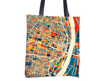 Load image into Gallery viewer, St Louis Map Tote Bag - Missouri Map Tote Bag 15x15
