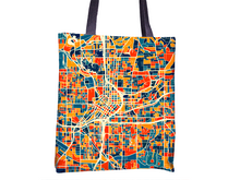 Load image into Gallery viewer, Atlanta Map Tote Bag - Georgia Map Tote Bag 15x15

