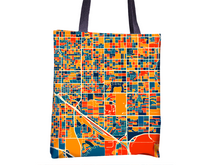 Load image into Gallery viewer, Tucson Map Tote Bag - Arizona Map Tote Bag 15x15
