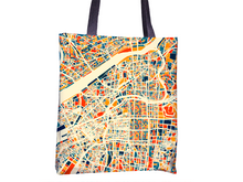 Load image into Gallery viewer, Osaka Map Tote Bag - Japan Map Tote Bag 15x15
