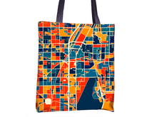 Load image into Gallery viewer, Las Vegas Map Tote Bag - Lv Map Tote Bag 15x15
