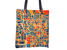 Load image into Gallery viewer, Salt Lake City Map Tote Bag - SLC Map Tote Bag 15x15
