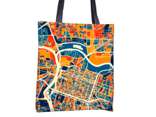 Load image into Gallery viewer, Sacramento Map Tote Bag - Ca Map Tote Bag 15x15
