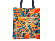 Load image into Gallery viewer, Huntsville Map Tote Bag - Alabama Map Tote Bag 15x15
