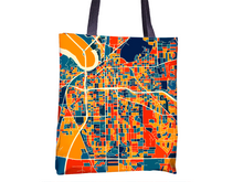 Load image into Gallery viewer, Montgomery Map Tote Bag - Alabama Map Tote Bag 15x15
