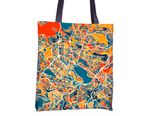 Load image into Gallery viewer, Amman Map Tote Bag - Jordan Map Tote Bag 15x15
