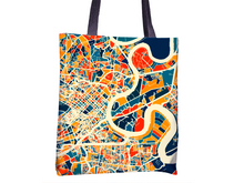 Load image into Gallery viewer, Ho Chi Minh Map Tote Bag - Vietnam Map Tote Bag 15x15
