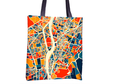 Load image into Gallery viewer, Cairo Map Tote Bag - Egypt Map Tote Bag 15x15
