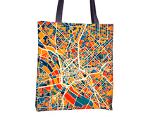 Load image into Gallery viewer, Dallas Map Tote Bag - Texas Map Tote Bag 15x15

