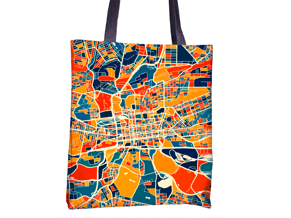 Johannesburg Map Tote Bag - South Africa Map Tote Bag 15x15