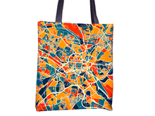 Load image into Gallery viewer, Leeds Map Tote Bag - Yorkshire Map Tote Bag 15x15
