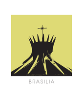Load image into Gallery viewer, Brasilia Art Poster
