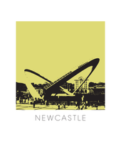 Load image into Gallery viewer, Newcastle Art Poster

