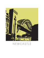 Load image into Gallery viewer, Newcastle Art Poster
