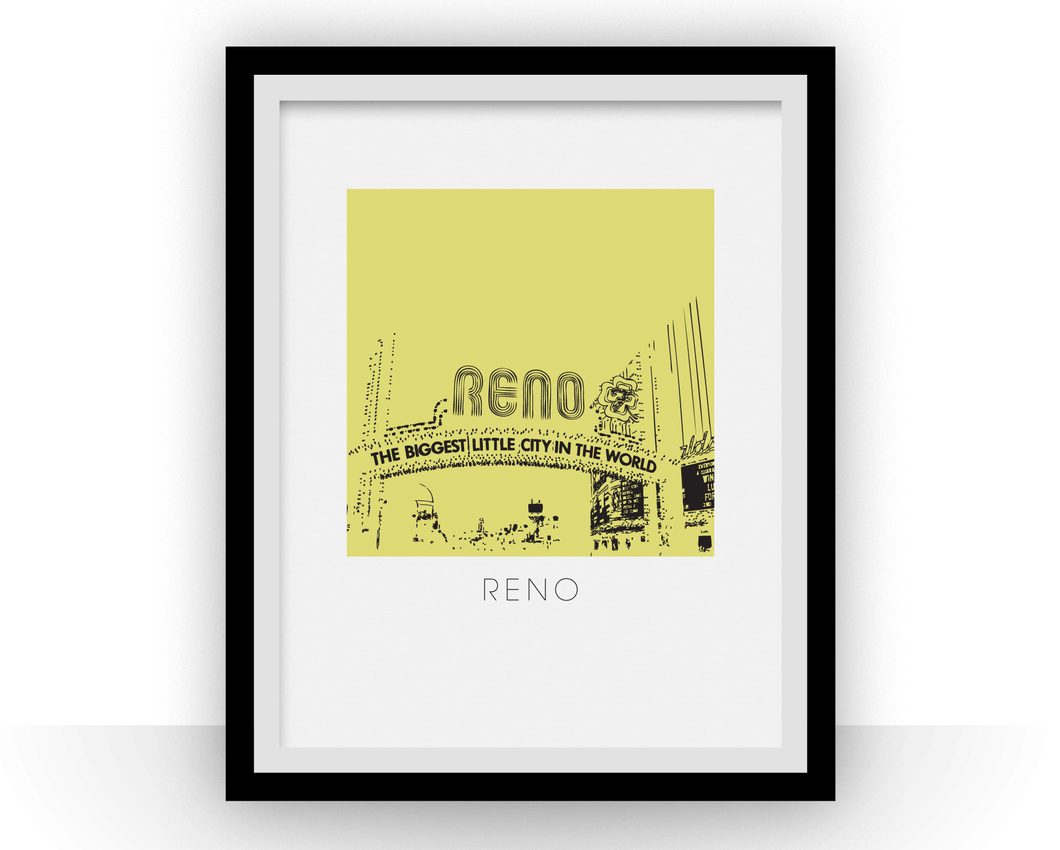 Reno Art Poster