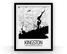 Load image into Gallery viewer, Kingston Map Poster - Ontario Map Print - Art Deco Series
