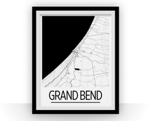 Load image into Gallery viewer, Grand Bend ON Map Poster - Ontario Map Print - Art Deco Series
