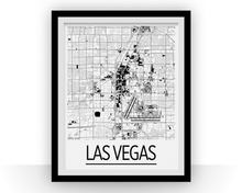 Load image into Gallery viewer, Las Vegas Map Poster - usa Map Print - Art Deco Series
