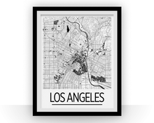 Charger l&#39;image dans la galerie, Los Angeles Map Poster - usa Map Print - Art Deco Series
