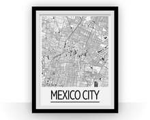 Load image into Gallery viewer, Mexico City Map Poster - mexico Map Print - Art Deco Series
