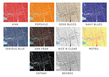 Load image into Gallery viewer, Stockton Map Print - Choose your color
