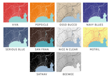 Load image into Gallery viewer, nice Map Print - Choose your color
