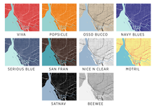 Load image into Gallery viewer, Buffalo Map Print - Choose your color
