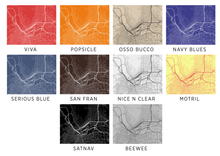 Load image into Gallery viewer, El Paso Map Print - Choose your color
