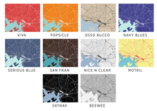 Load image into Gallery viewer, Oslo Map Print - Any Color You Like
