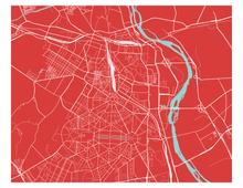 Load image into Gallery viewer, New Delhi Map Print - Choose your color
