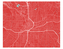 Load image into Gallery viewer, Atlanta Map Print - Any Color You Like
