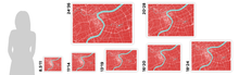 Load image into Gallery viewer, Shanghai Map Print - Choose your color
