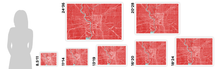 Load image into Gallery viewer, Indianapolis Map Print - Choose your color
