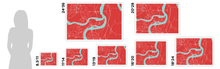 Load image into Gallery viewer, Chongqing Map Print - Choose your color
